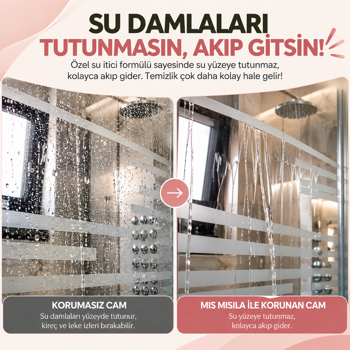 Mis Misila Su İtici - Kireç ve Su Lekesi Önleyici